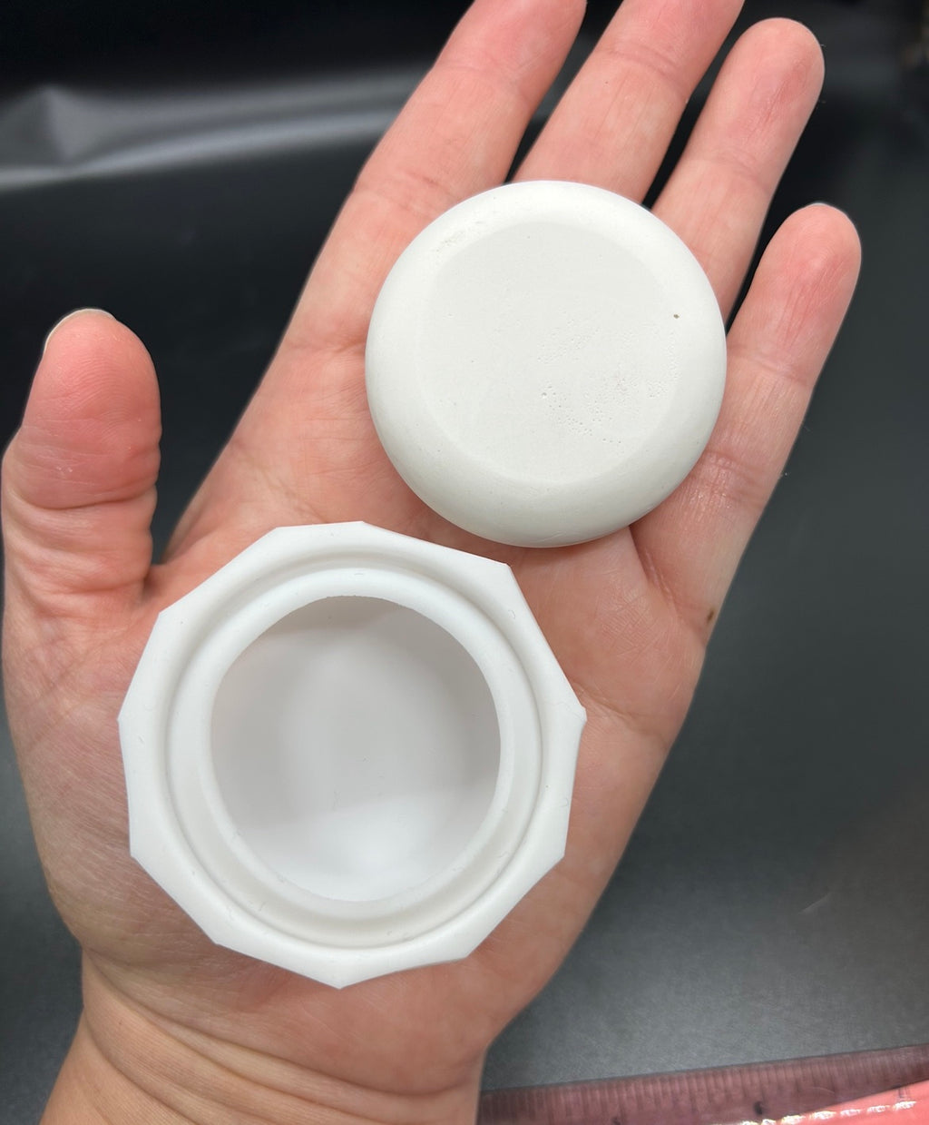 Small Round Disk Stone Silicone Mold 2” image 2