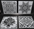 Set of 4 - 6" Mandala Stencils (Pack #2) image 0