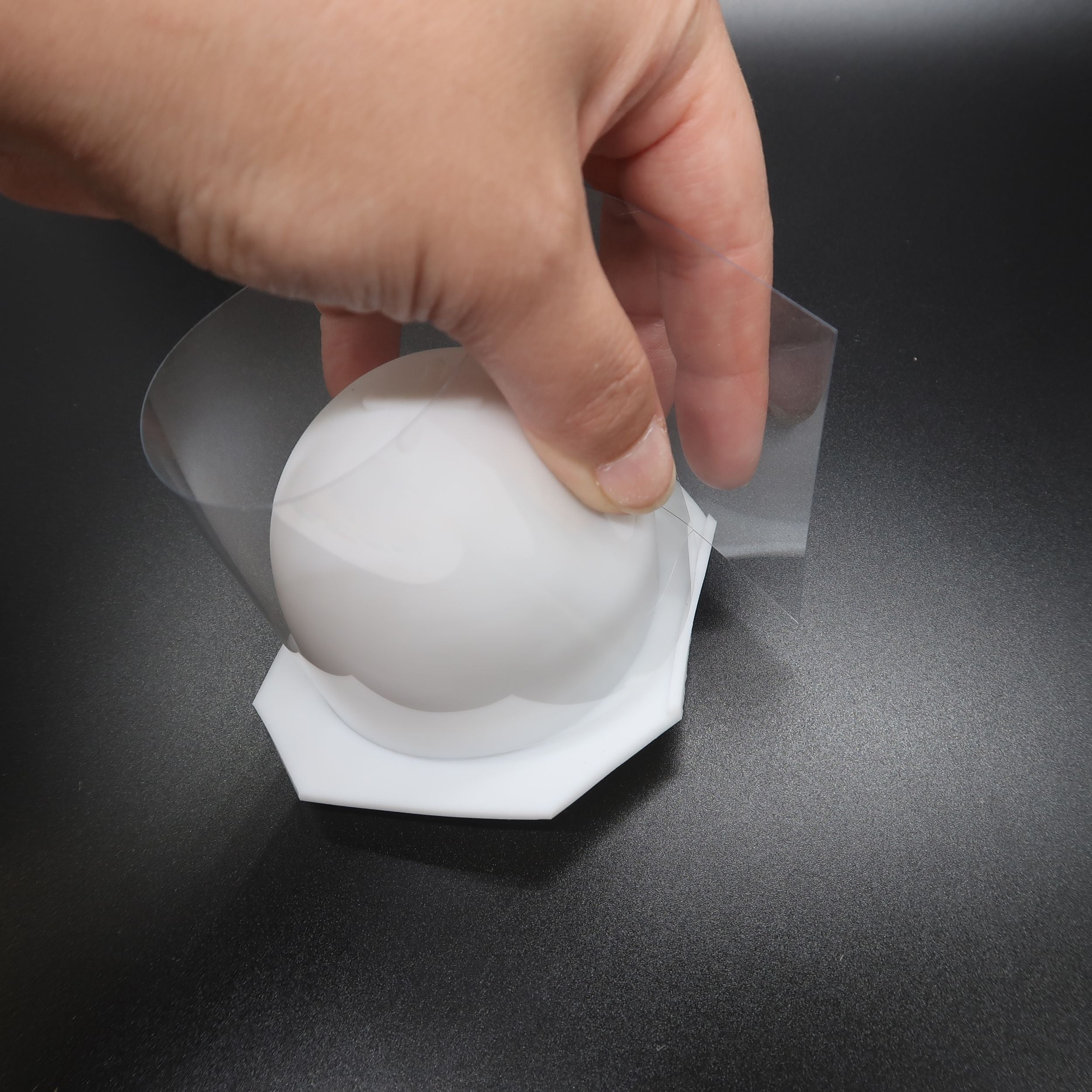 Large Sphere Silicone Art Stone Mold 2.5" image 5