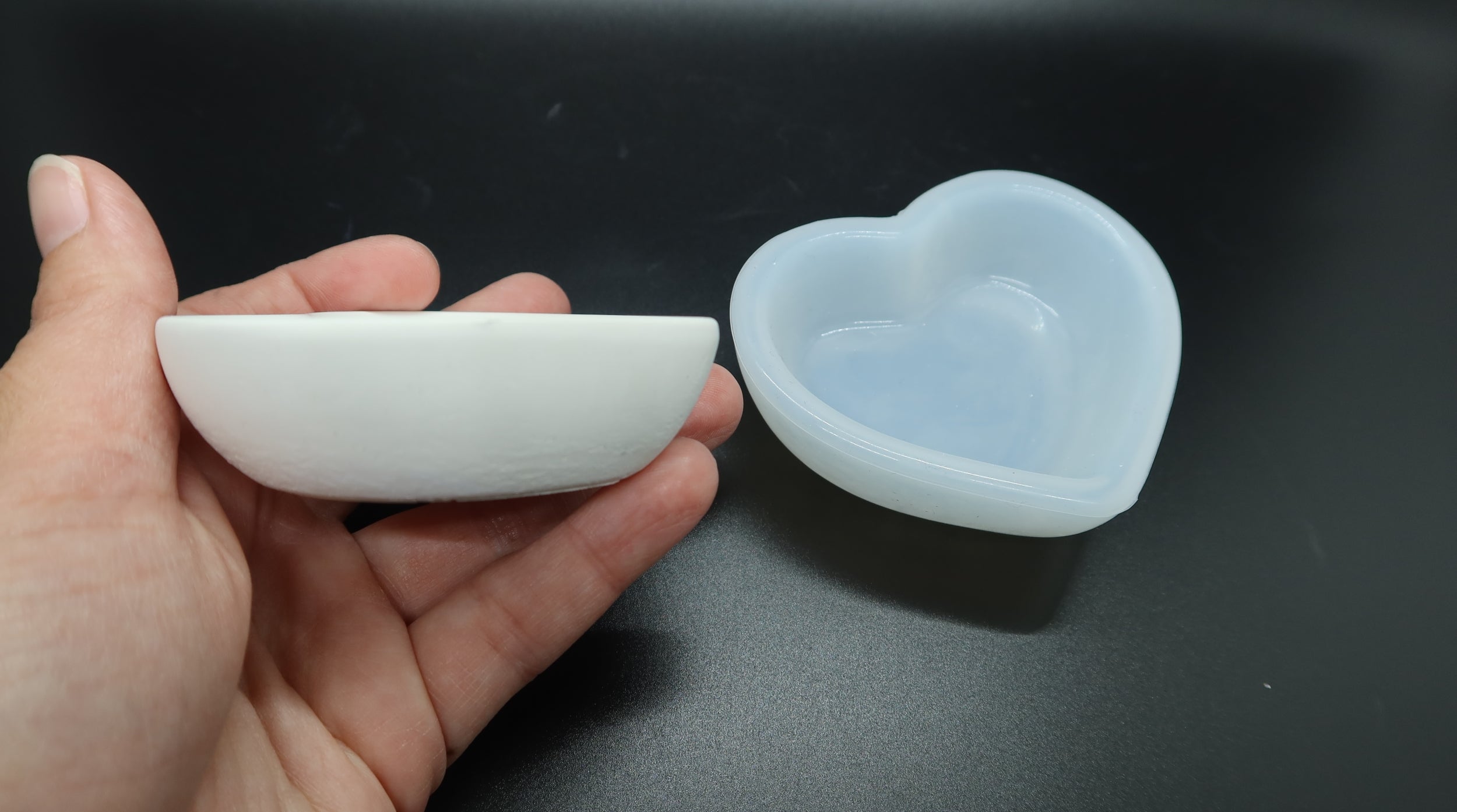 Mini Heart Dish Silicone Mold #8 By Lydia May Dot Art Depot Mould image 3