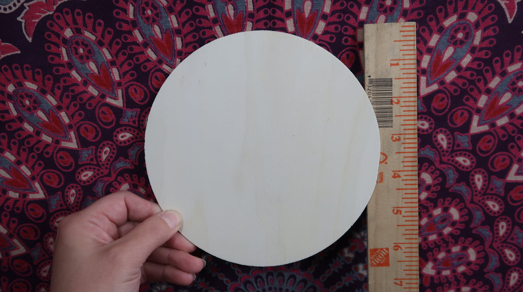 Wooden Disc Blanks. 6 inches. Dot Mandala Art image 7