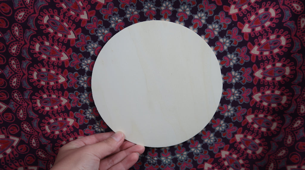 Wooden Disc Blanks. 6 inches. Dot Mandala Art image 6