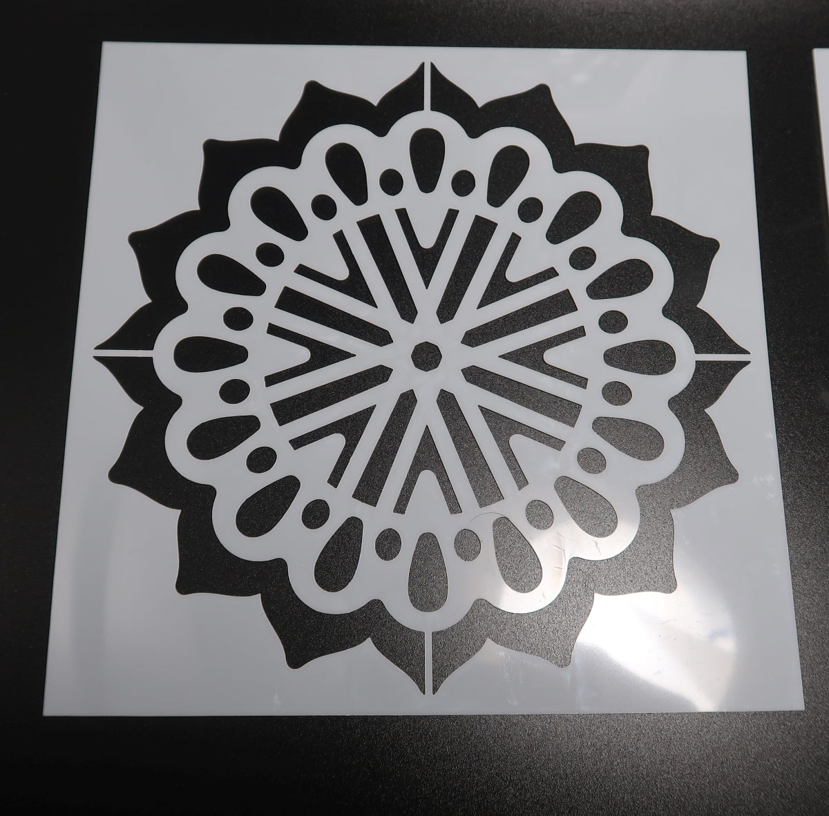 Set of 4 - 6" Mandala Stencils (Pack #3) image 3