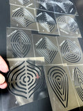Lydia May’s Mandala Painting 12 EARTH ELEMENTS Stencil Shapes image 0
