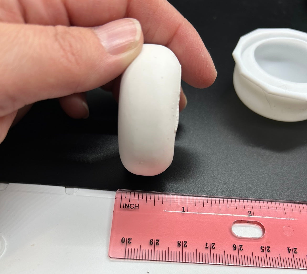 Small Round Disk Stone Silicone Mold 2” image 7