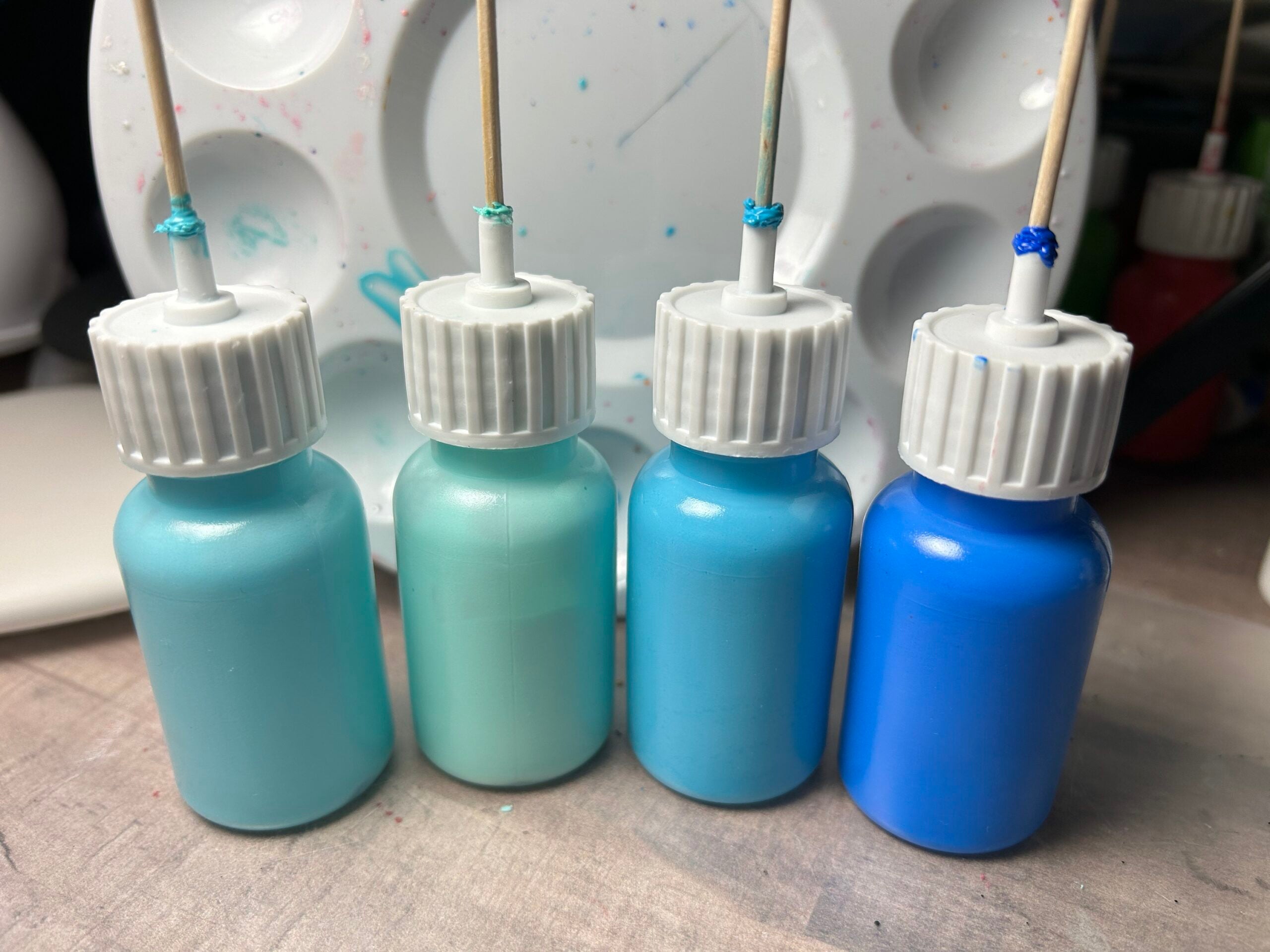 Squeeze Bottle 3D Acrylic Paint Mix For Raised Dots PAINT by Lydia May image 1