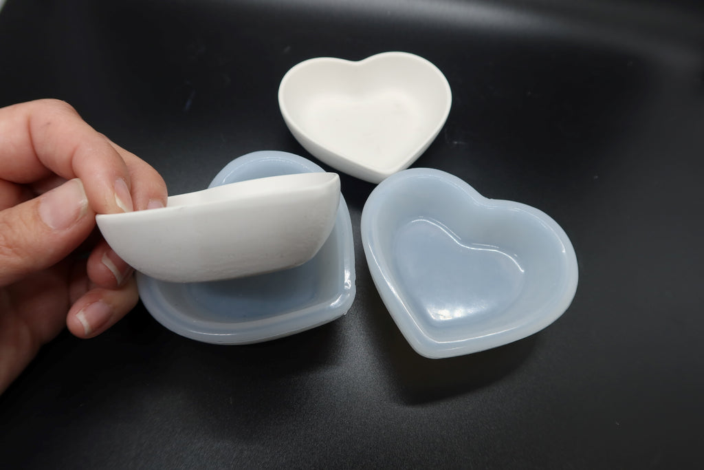 Mini Heart Dish Silicone Mold #8 By Lydia May Dot Art Depot Mould image 1