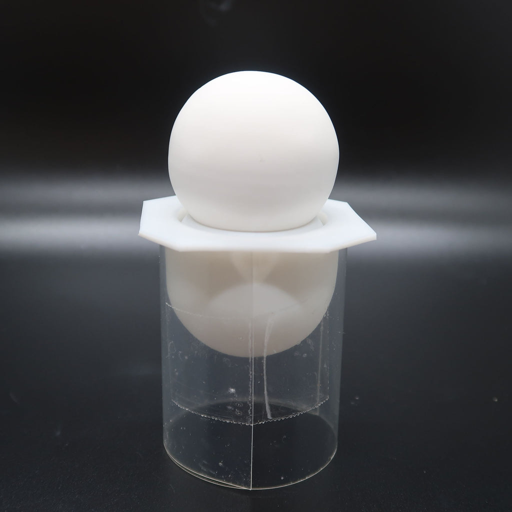 Small Sphere Silicone Art Stone Mold 1.5" image 1