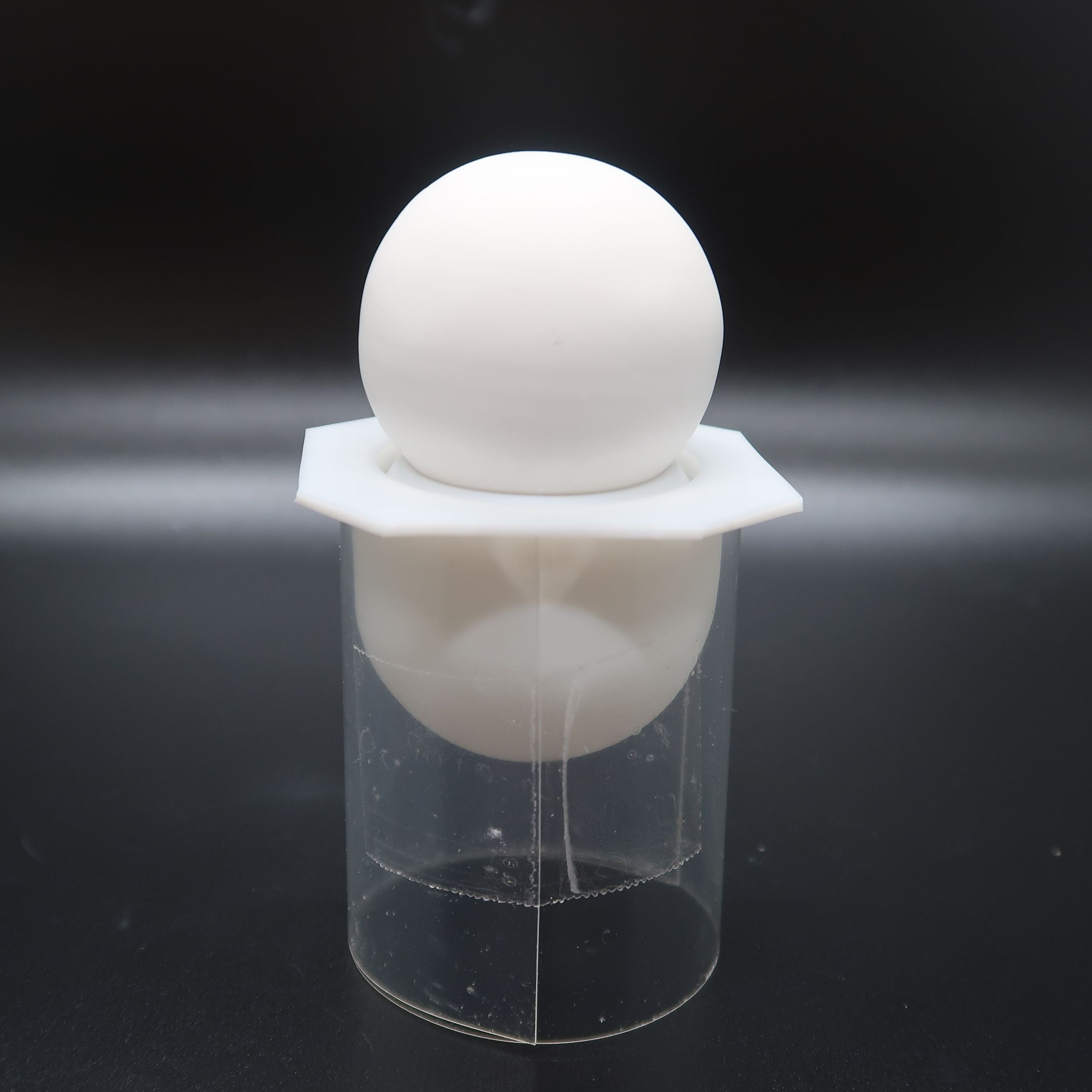Small Sphere Silicone Art Stone Mold 1.5" image 1