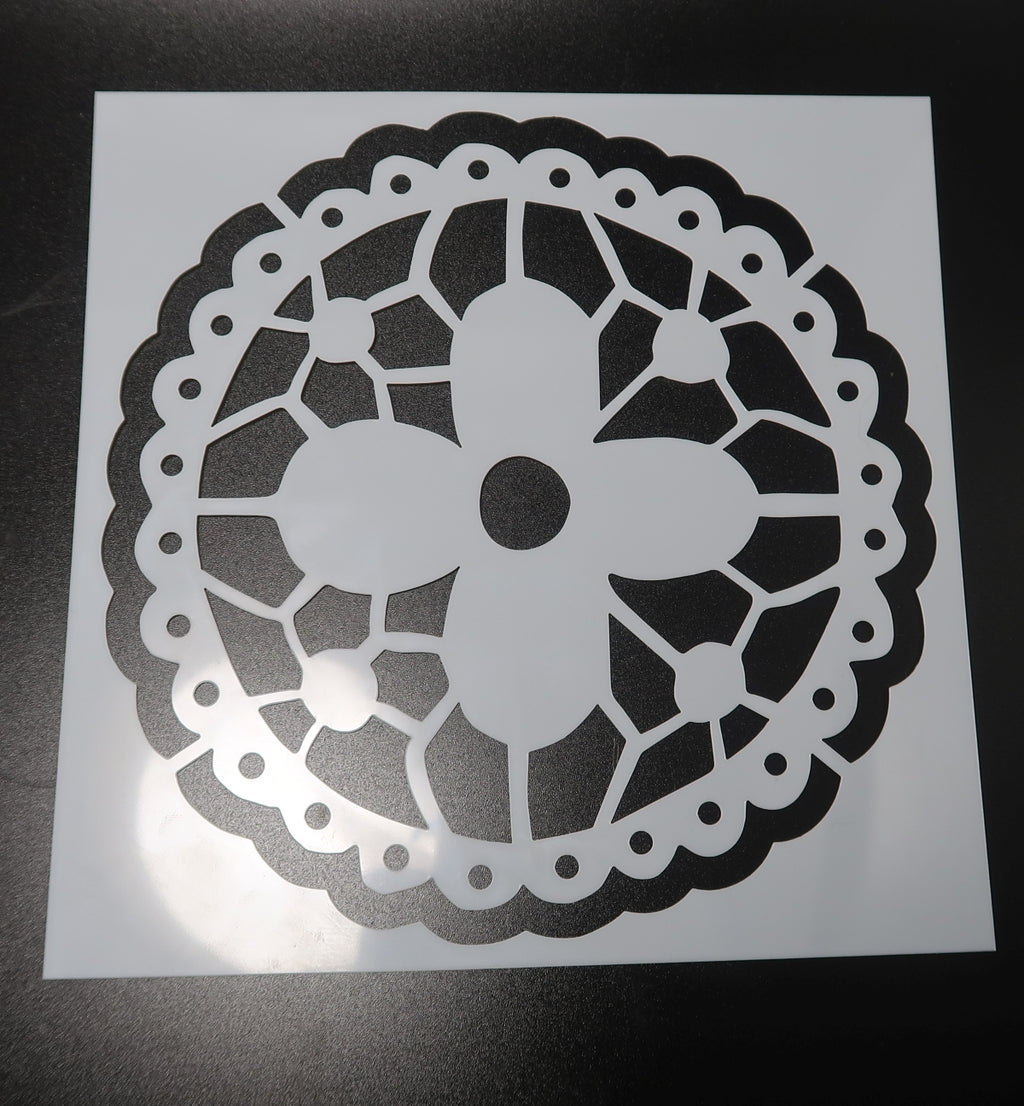 Set of 4 - 6" Mandala Stencils (Pack #4) image 4