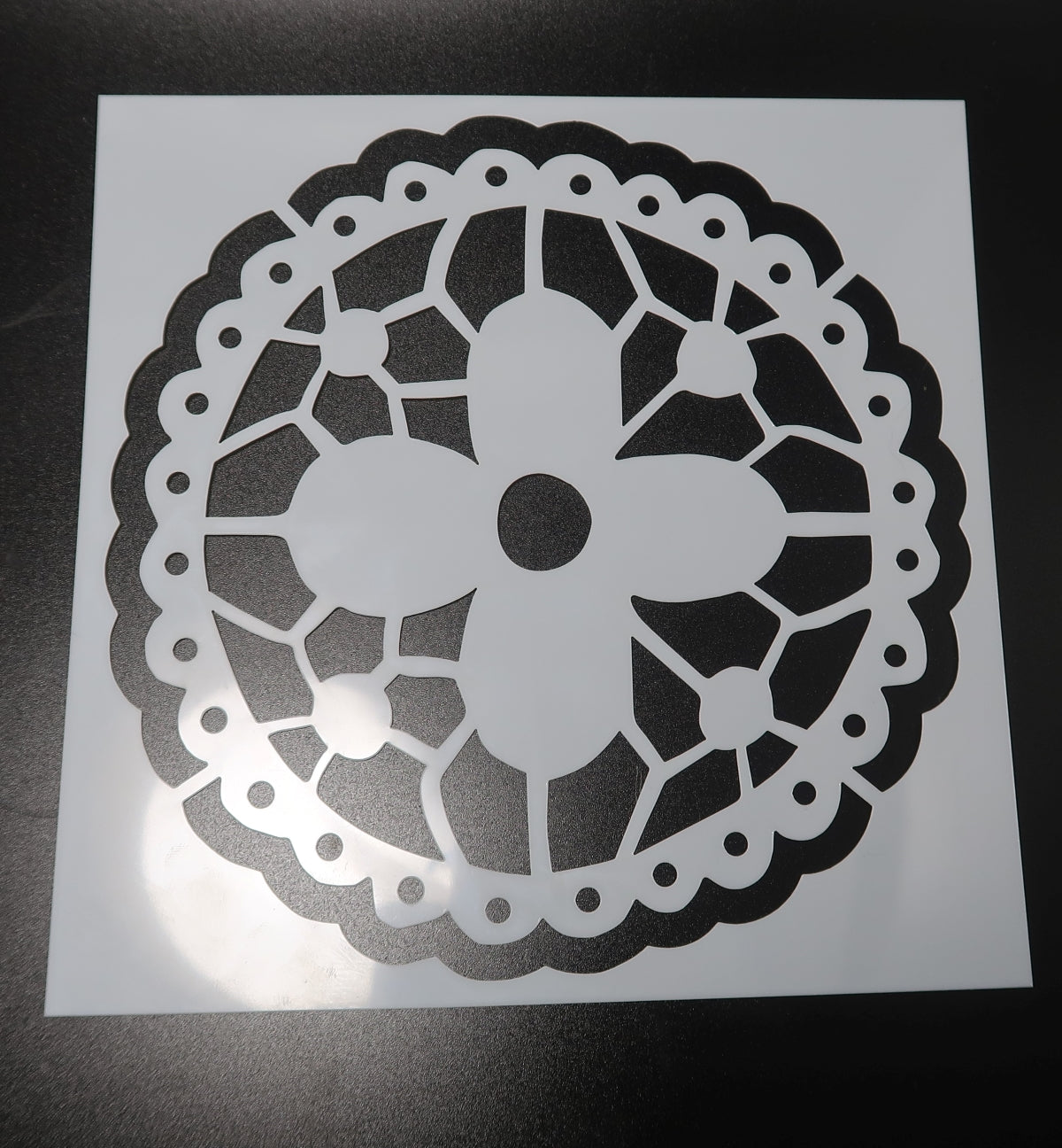 Set of 4 - 6" Mandala Stencils (Pack #4) image 4