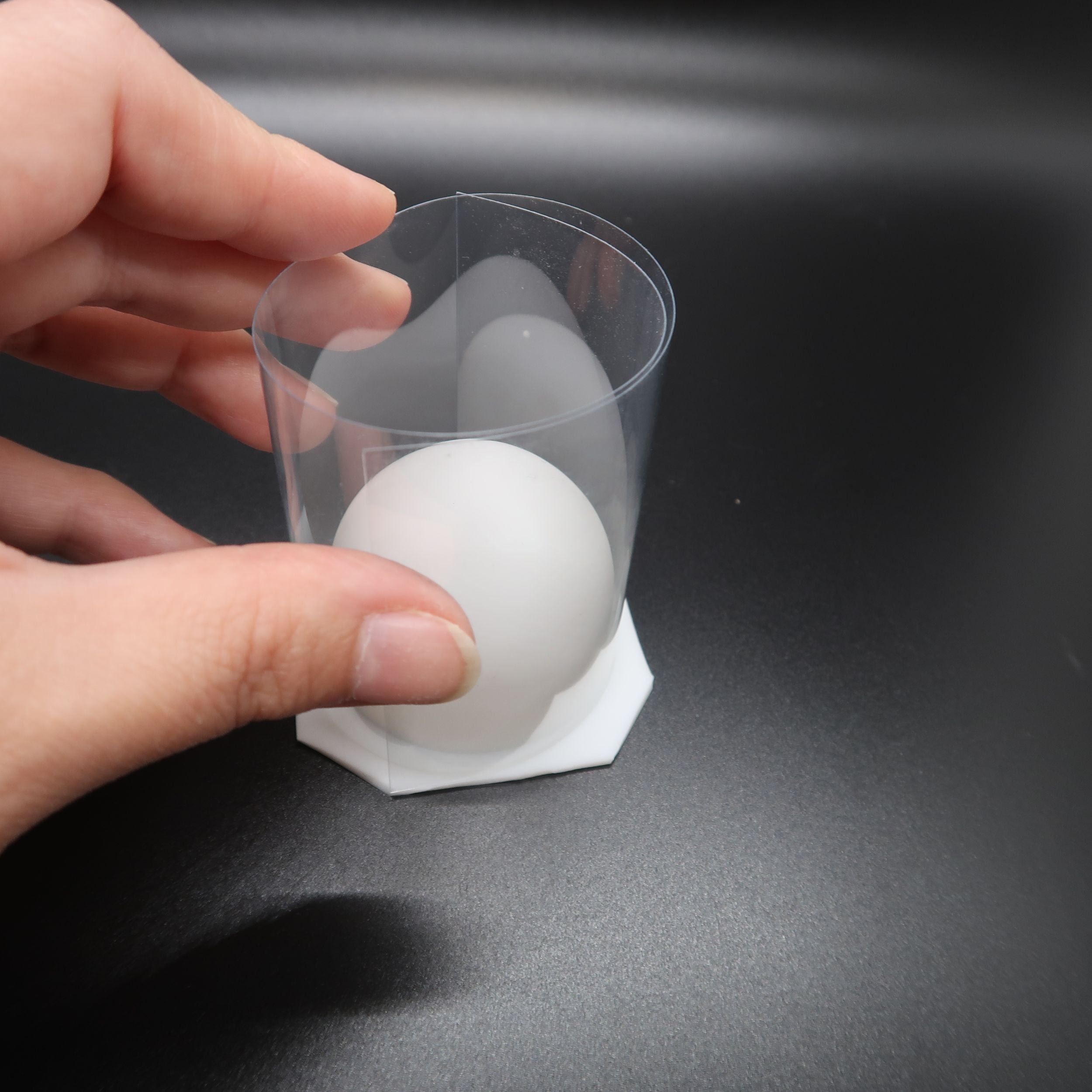 Small Sphere Silicone Art Stone Mold 1.5" image 4