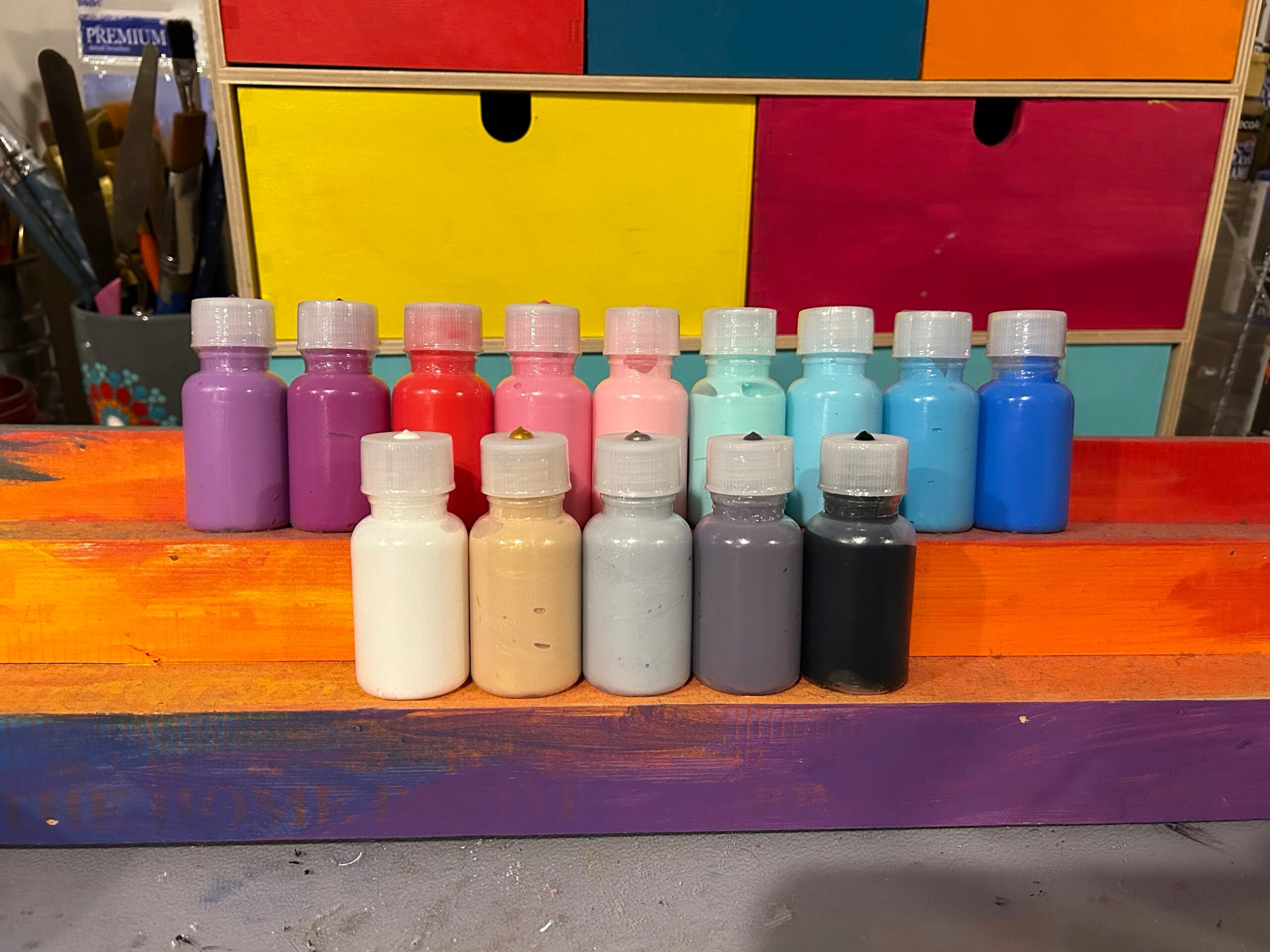 Squeeze Bottle 3D Acrylic Paint Mix For Raised Dots PAINT by Lydia May image 6