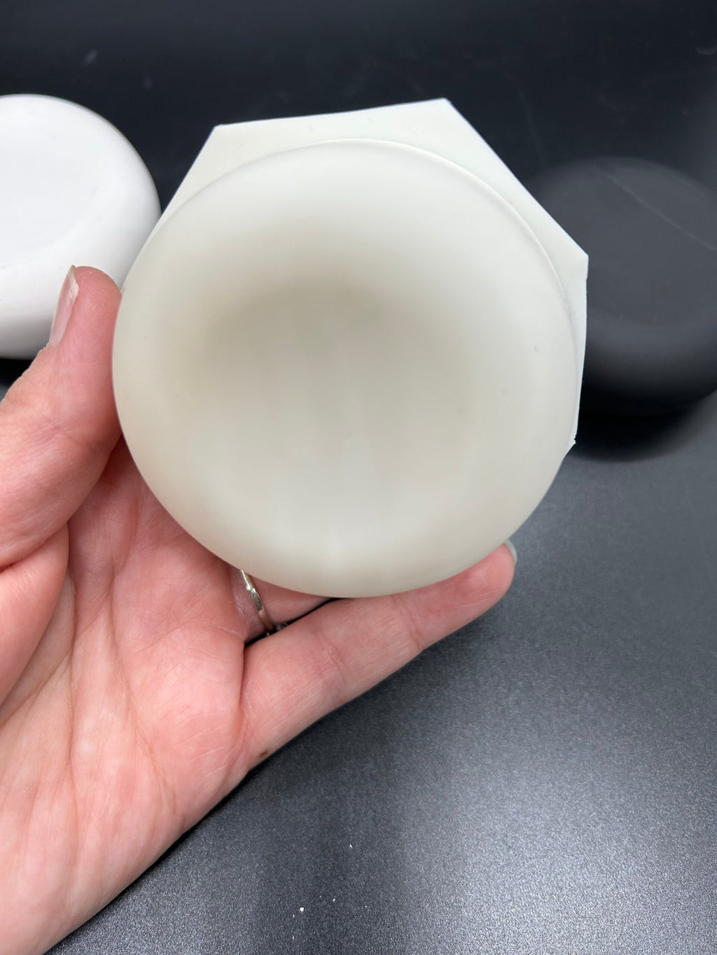 Medium Round Disk Stone Silicone Mold 2.5” image 2