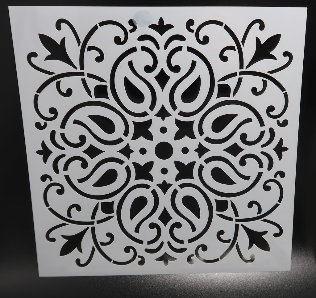 Set of 4 - 6" Mandala Stencils (Pack #2) image 1