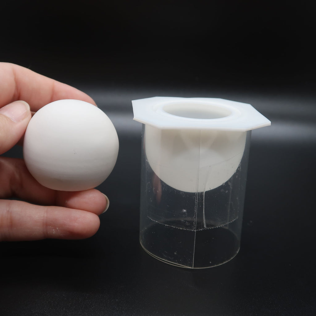 Small Sphere Silicone Art Stone Mold 1.5" image 6