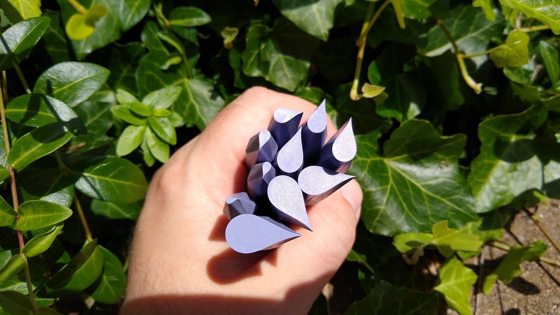 PETAL shaped dotting tools Pretty Purple 10 piece set image 3