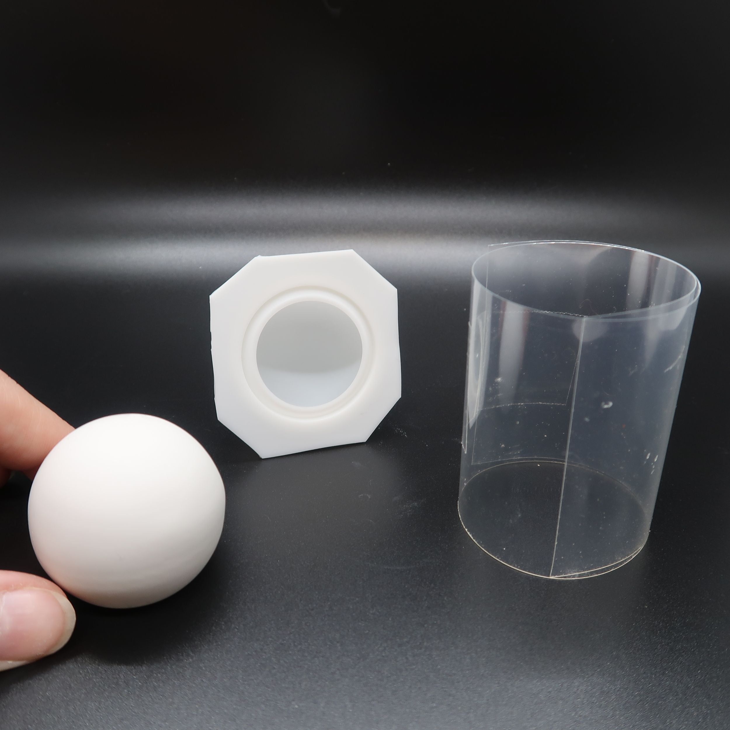 Small Sphere Silicone Art Stone Mold 1.5" image 7