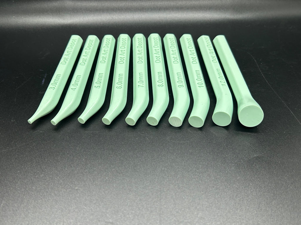 Mint 10 piece ANGLED Dotting Tool Set image 5
