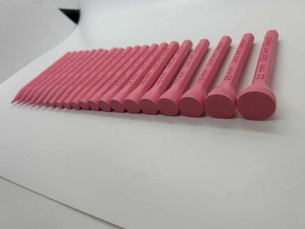 20 piece PINK Dotting Tool Set image 2