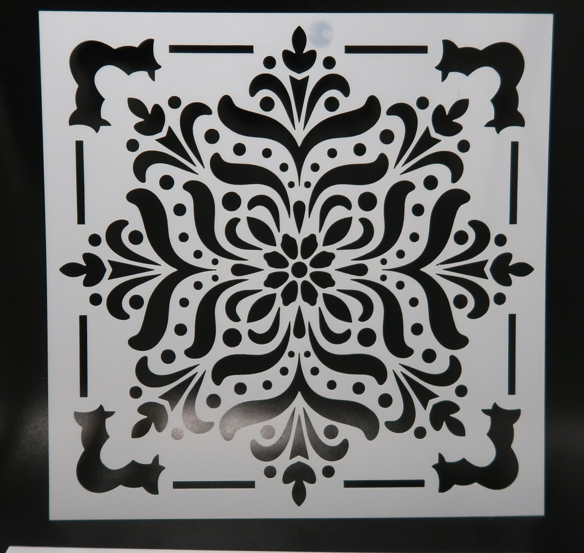 Set of 4 - 6" Mandala Stencils (Pack #1) image 2