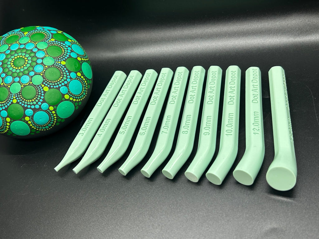 Mint 10 piece ANGLED Dotting Tool Set image 7