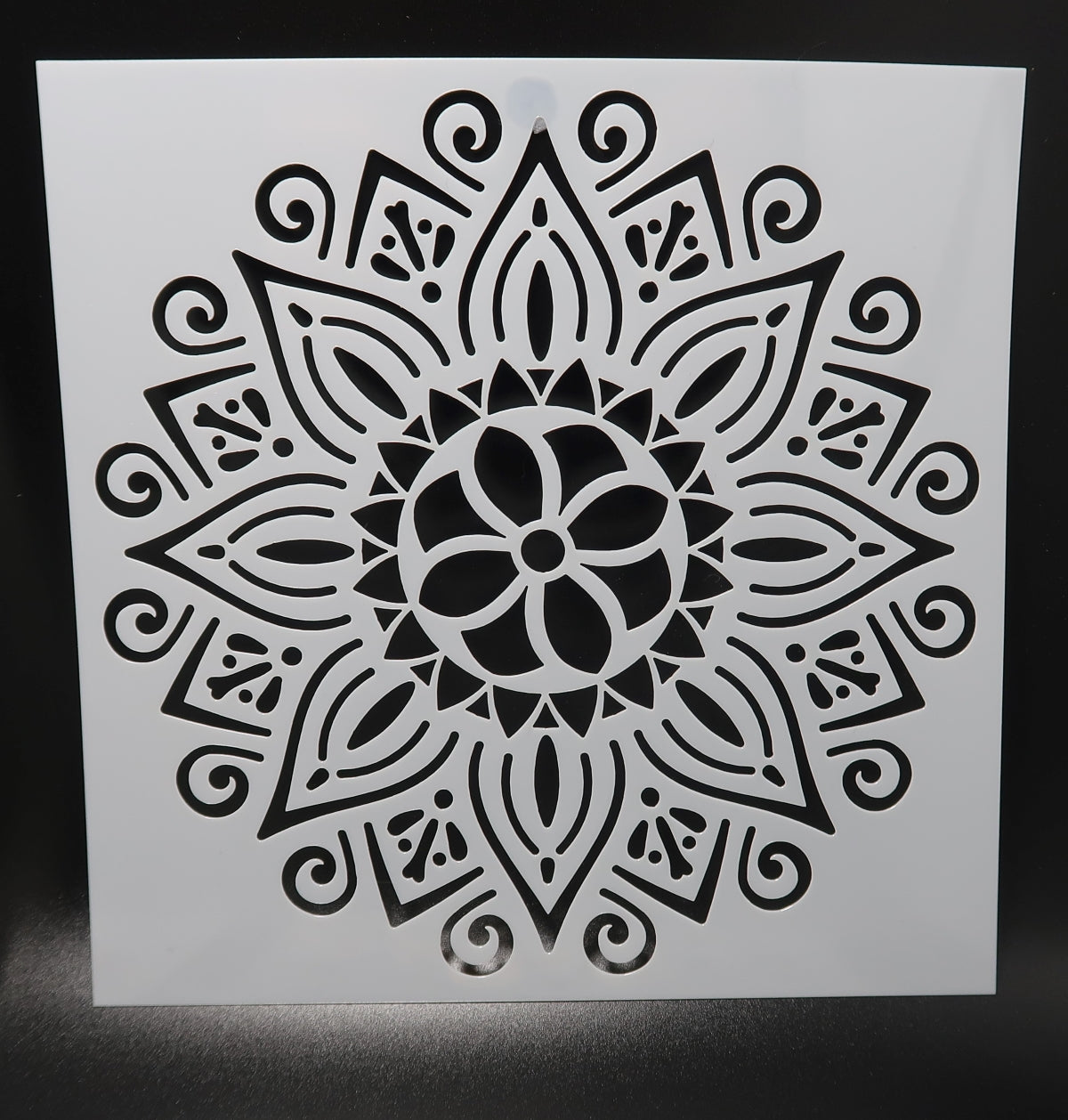 Set of 4 - 6" Mandala Stencils (Pack #3) image 2