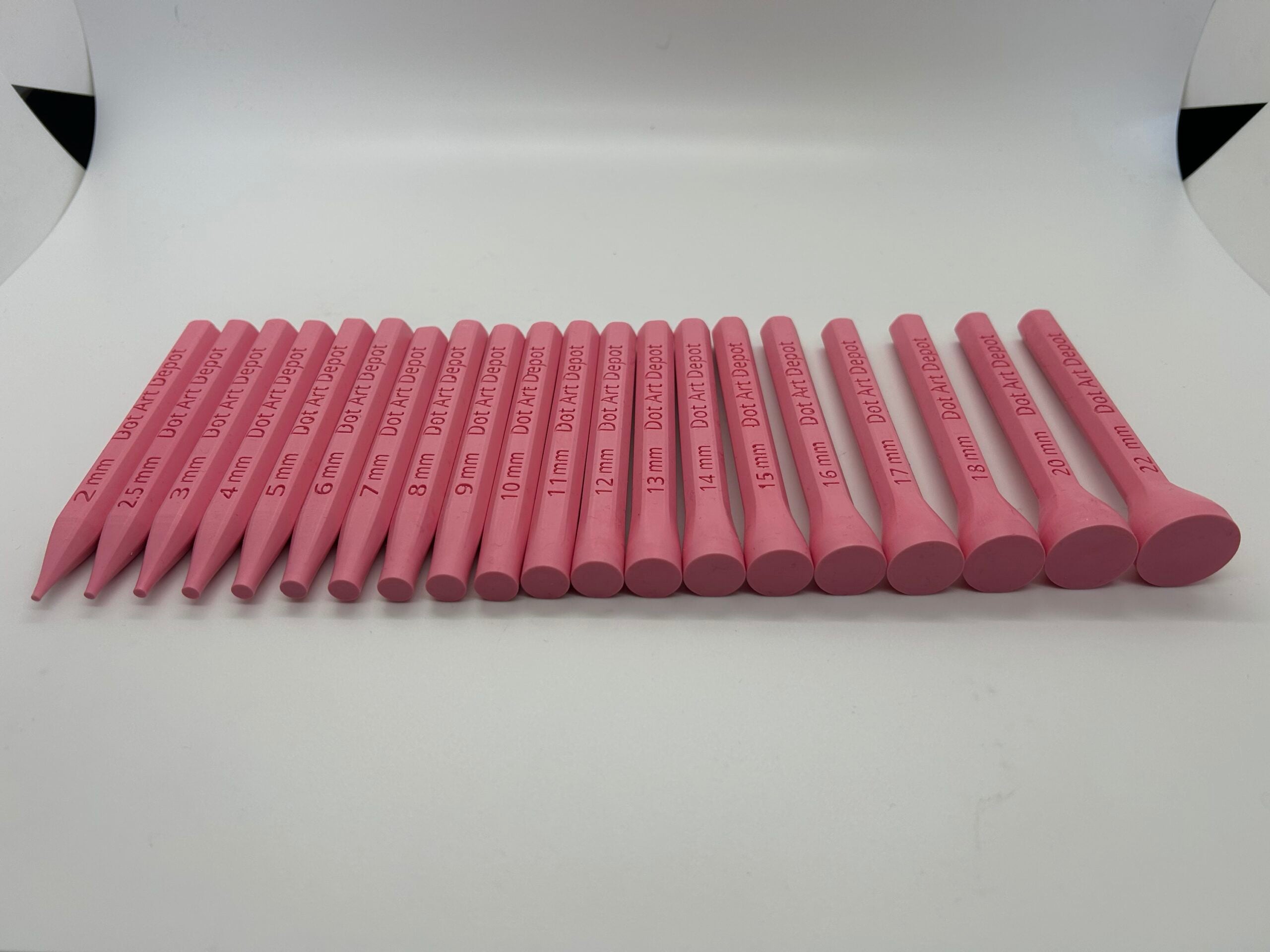 20 piece PINK Dotting Tool Set image 1