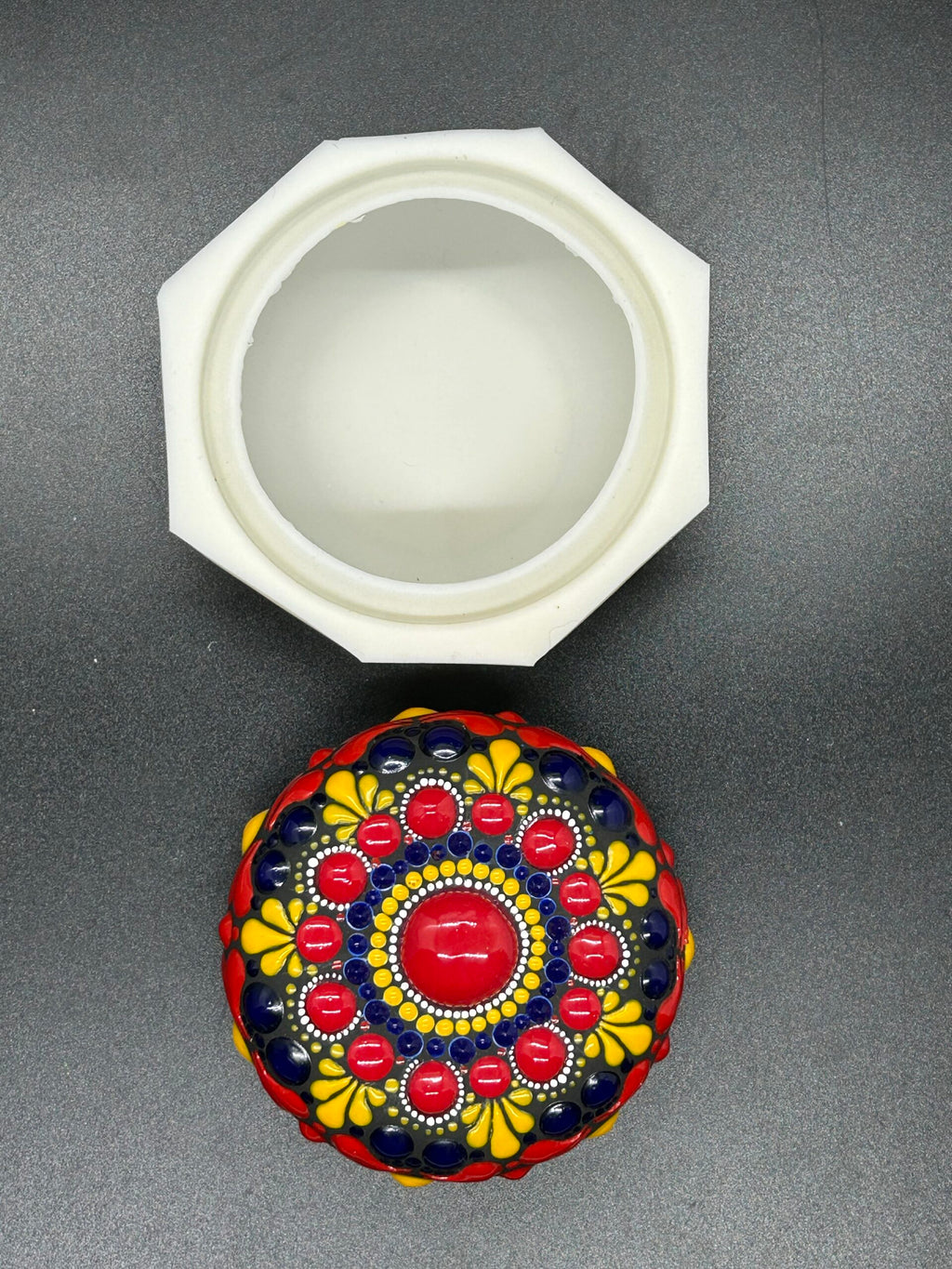 Medium Round Disk Stone Silicone Mold 2.5” image 5