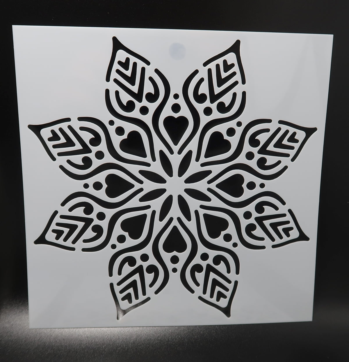 Set of 4 - 6" Mandala Stencils (Pack #2) image 2