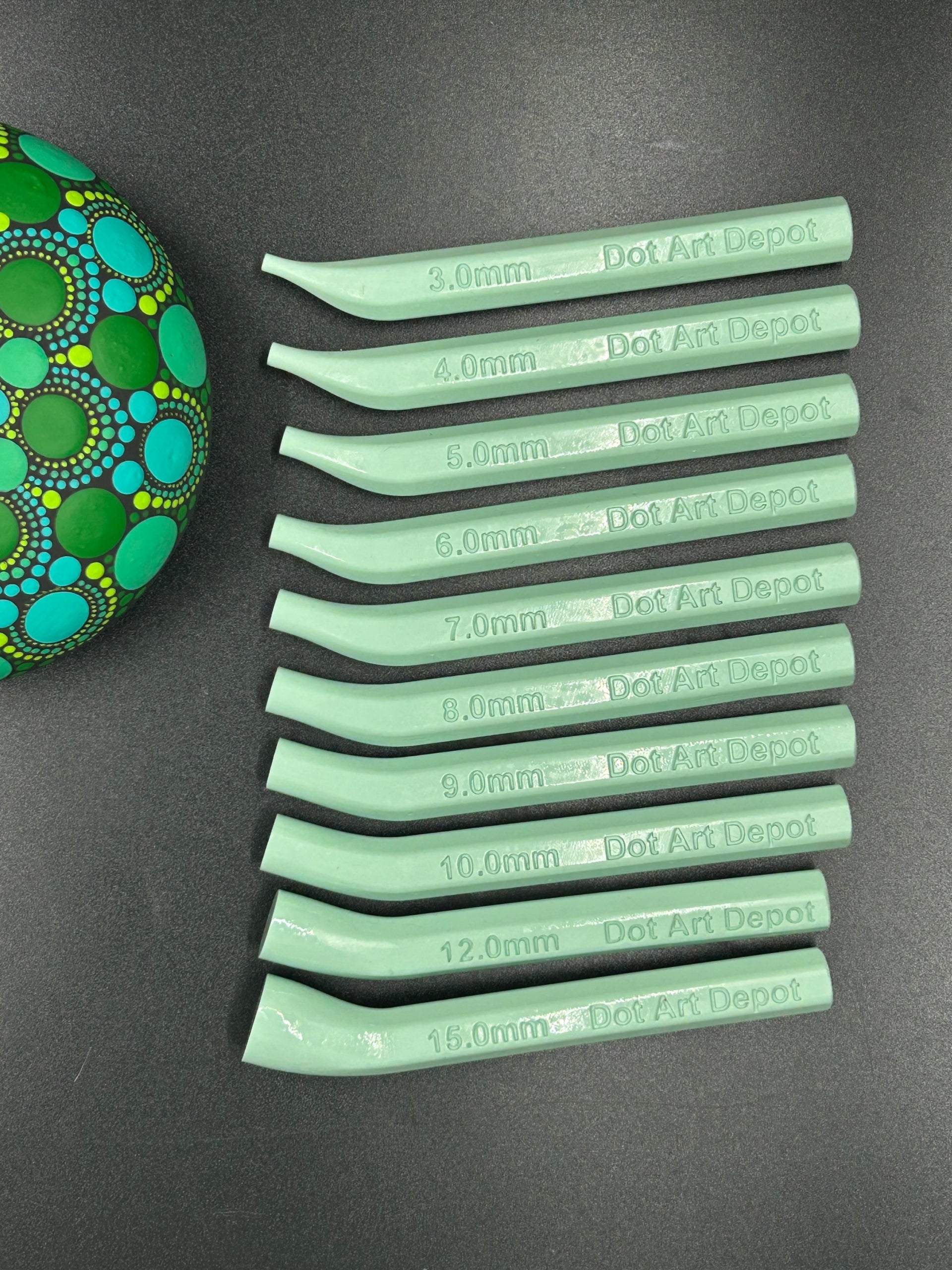 Mint 10 piece ANGLED Dotting Tool Set image 3