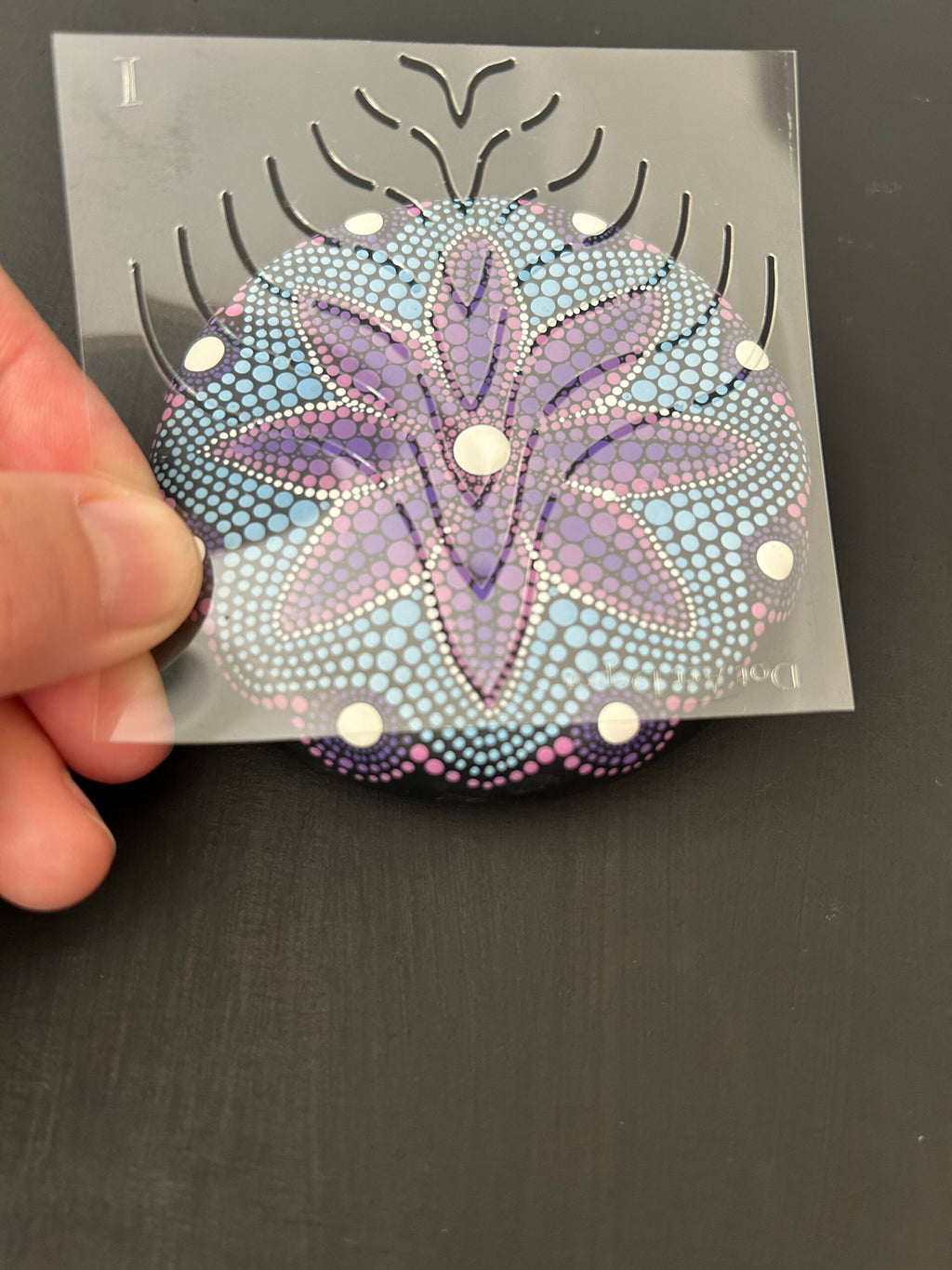 Lydia May’s Mandala Painting 9 FIRE ELEMENTS Stencil Shapes image 8