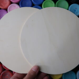 Wooden Disc Blanks. 6 inches. Dot Mandala Art