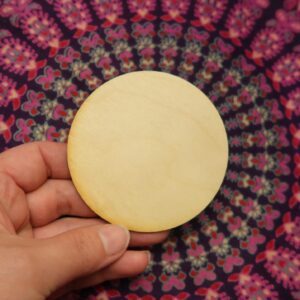 3″ Wooden Disc Blanks Dot Mandala Art