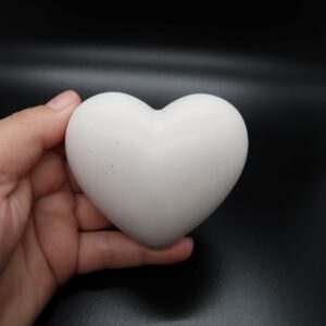Medium Silicone Heart Stone Mold 3″ Rock Mould