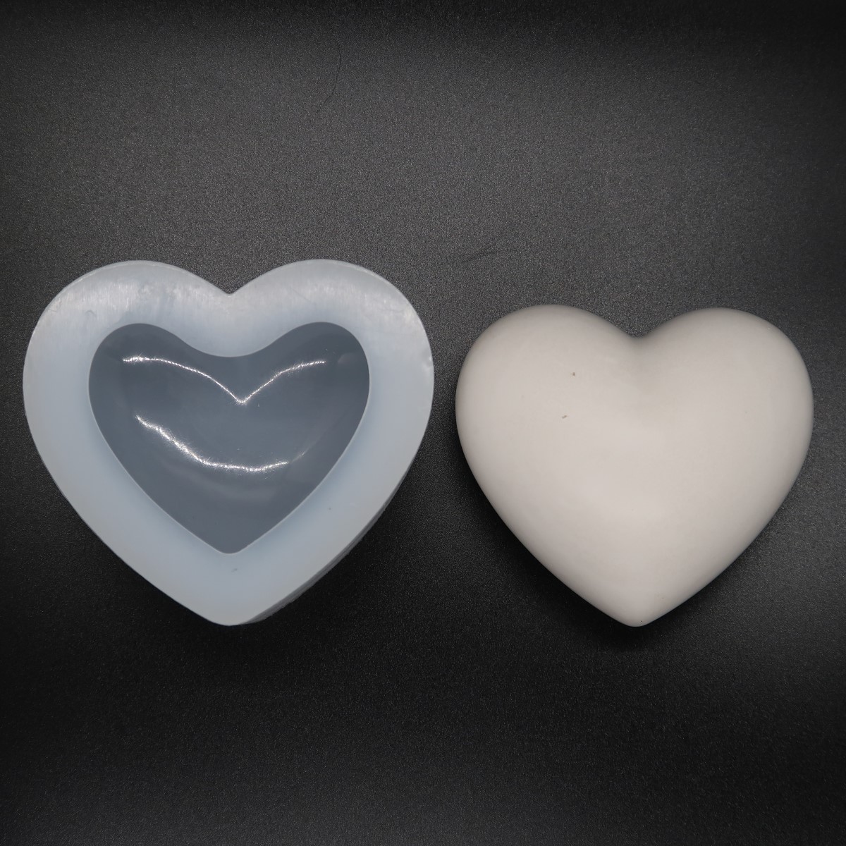 Silicone Heart Soap Mold