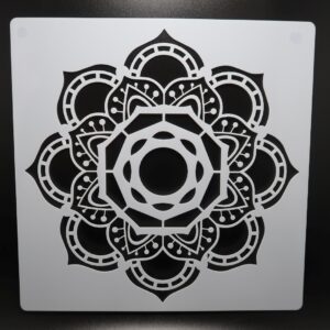 7 3/4″ Mandala Stencil (B3)
