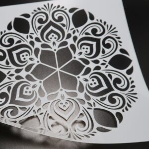 7 3/4″ Mandala Stencil (B4)