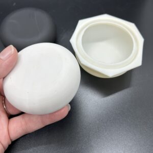 Medium Round Disk Stone Silicone Mold 2.5”