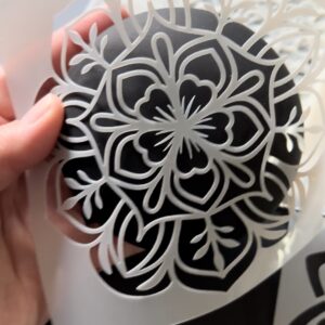 Flexible 4 Silicone Stencil 12 SLICE Bendable By Lydia May Dot Art Depot